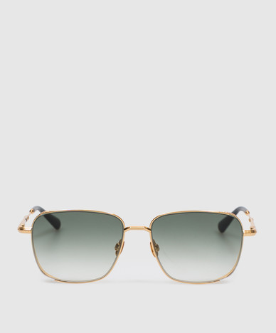 Ryder gold sunglasses