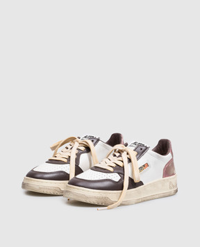 AUTRY White leather sneakers MEDALIST Super Vintage AVLWSV62
