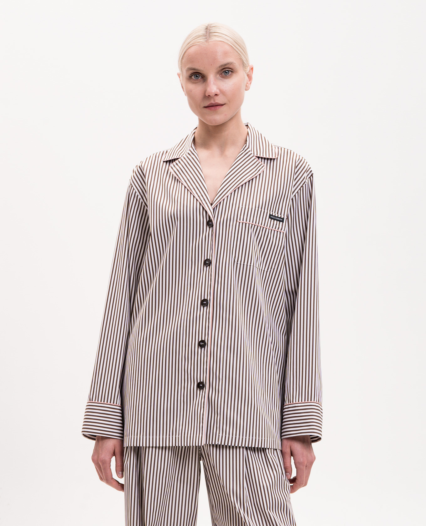 

Brown striped shirt Dolce&Gabbana