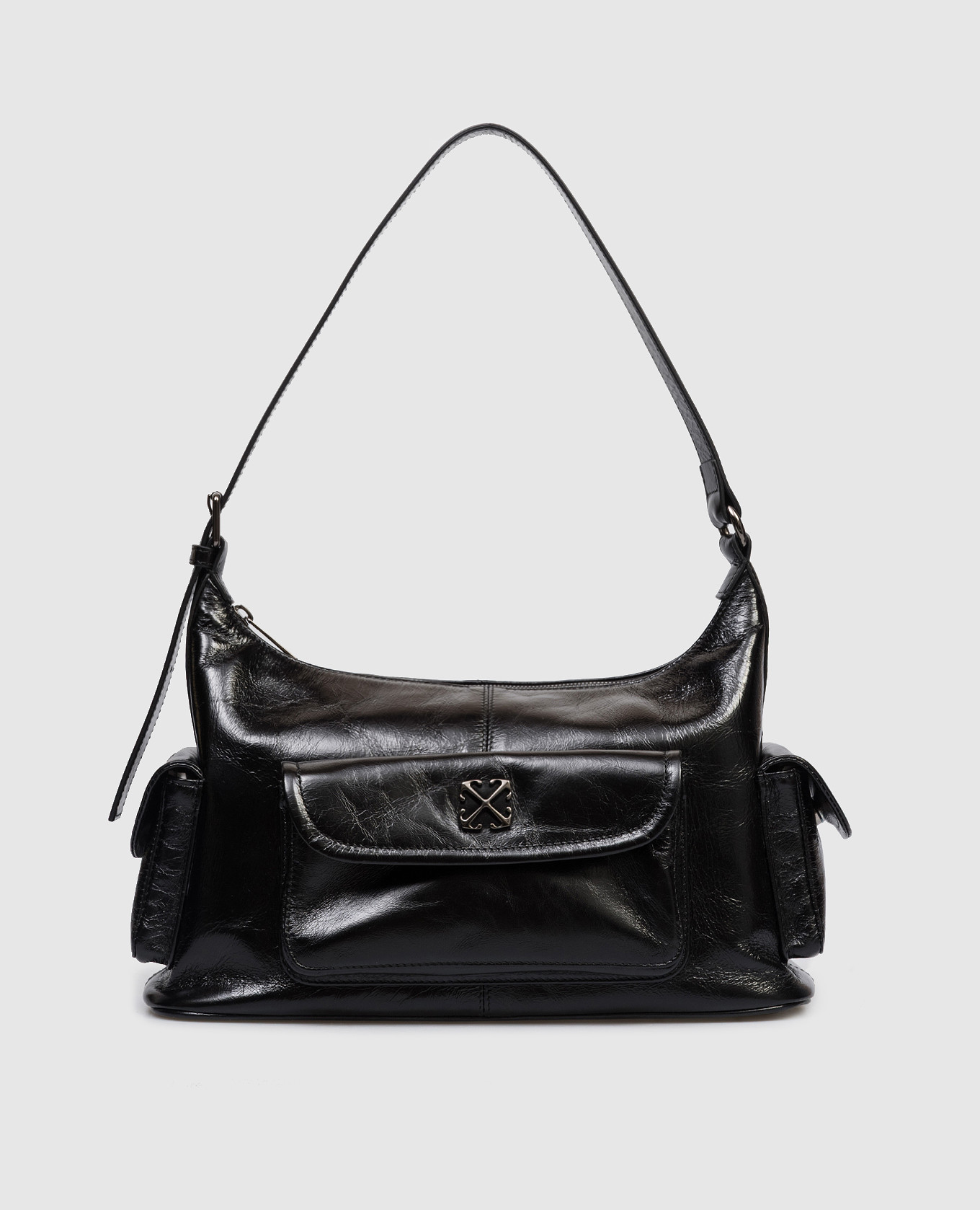 

Dumbo black leather hobo bag Off-White