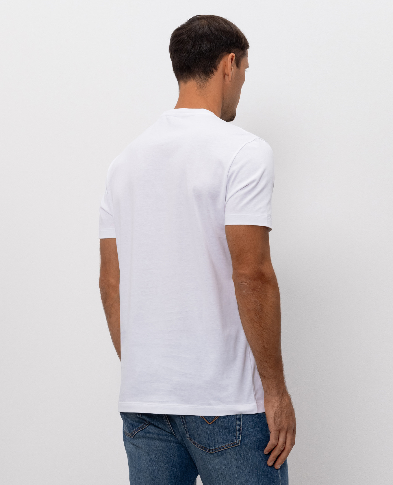 White T-shirt with Medusa emblem Versace 4