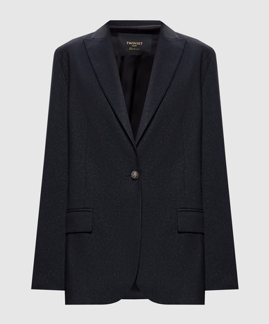Black jacket with lurex