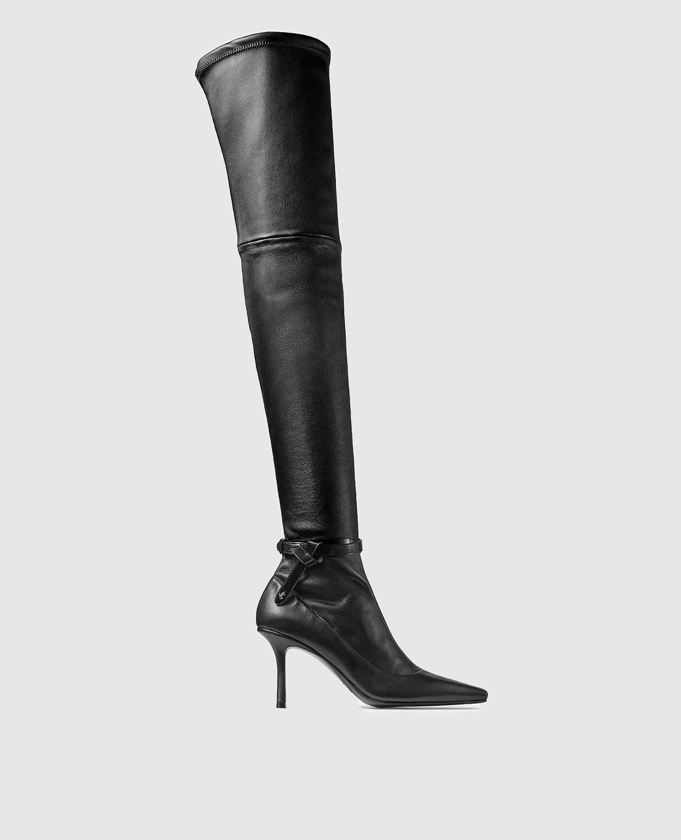

Camie black leather over the knee boots Jimmy Choo
