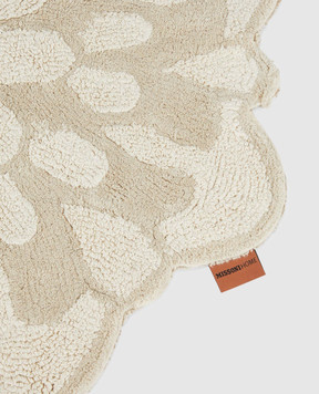 Missoni Home Otil beige flower-shaped bathroom mat 1O3SP99848