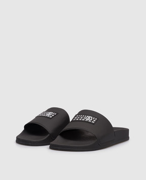 Maison Margiela MM6 Children's black sliders 824352935