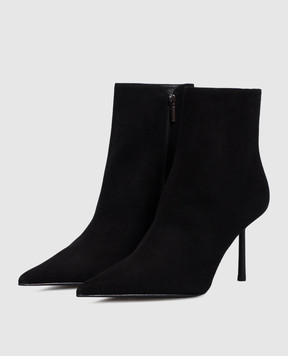 Le Silla Bella black suede over the knee boots 4217C080BMPPVEP