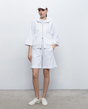Peserico White linen sports jacket S12080J006149