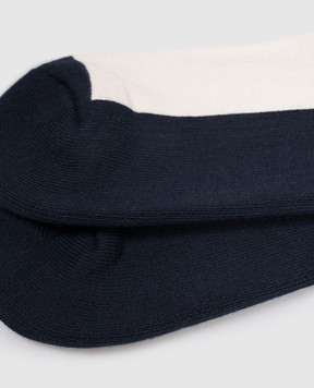 A Cold Wall White socks with logo patch ACWMSK045