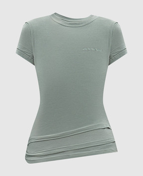 Alexander Wang Green layered T-shirt 1CC2261286