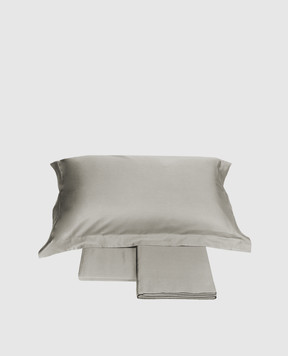 Fazzini Grey satin bedding set TRECENTO TRCCOCO240X220Q125