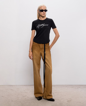 Ann Demeulemeester Brown flared jeans Genoveva B0013624FA756