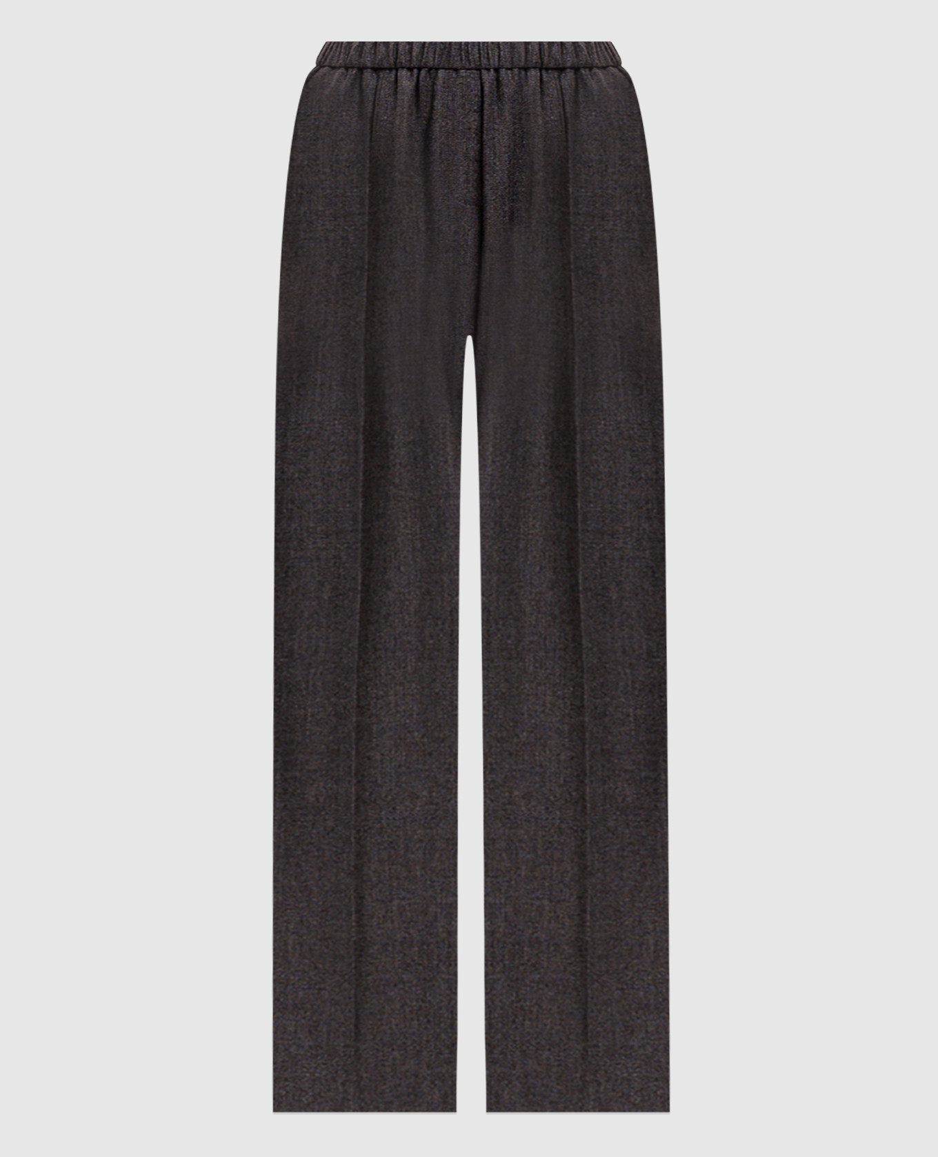 Gray wool pants with lurex Peserico