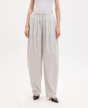 Juun.j White striped pants JW6521W571