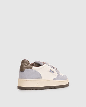 AUTRY MEDALIST leather sneakers with logo patch AULWBW06