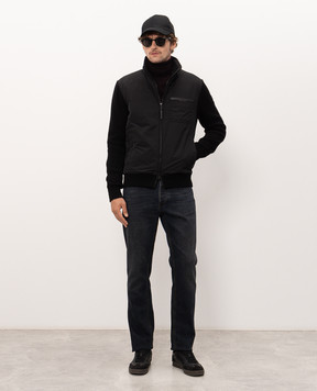 Moncler Black combination jacket L20919B00016M4281