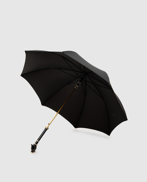 Pasotti Black Panther umbrella-cane with Swarovski crystals OMITUO479RASO67681