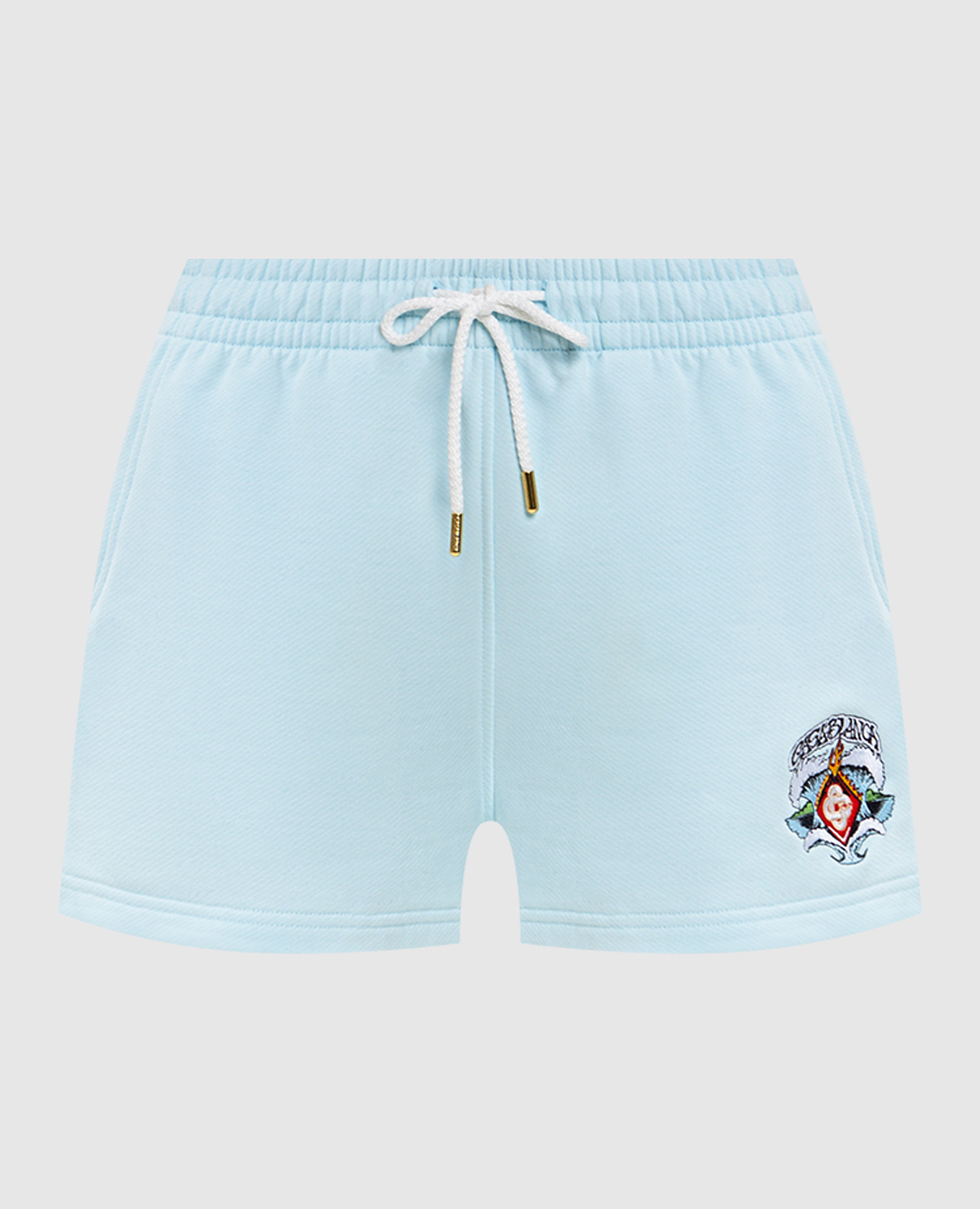

Blue Waves shorts with logo Casablanca, Light blue