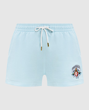 Casablanca Blue Waves shorts with logo WSP26JTR18602EXBC