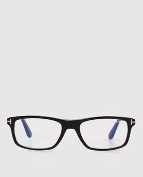Tom Ford Black monogrammed eyeglass frame FT6119B