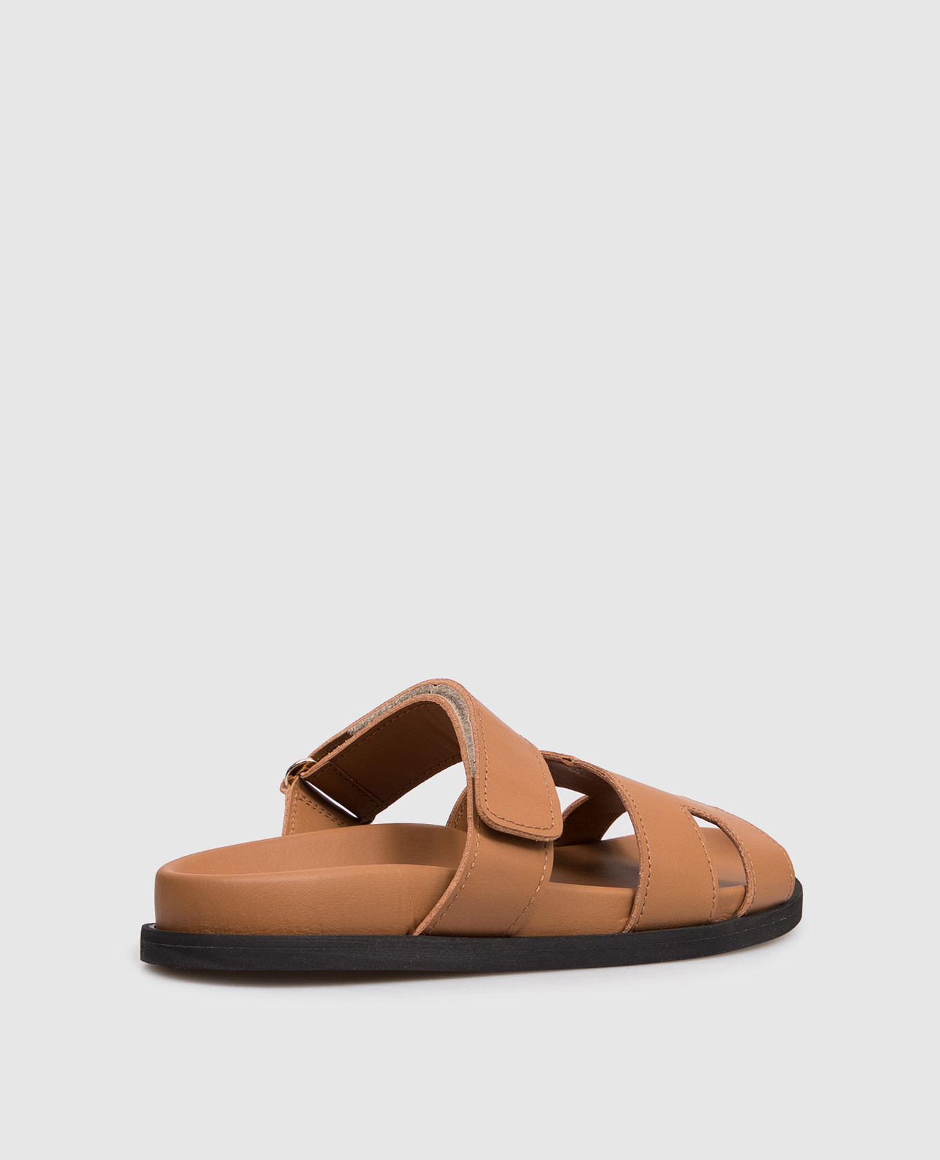 

Brown leather flip-flops Babe Pay Pls