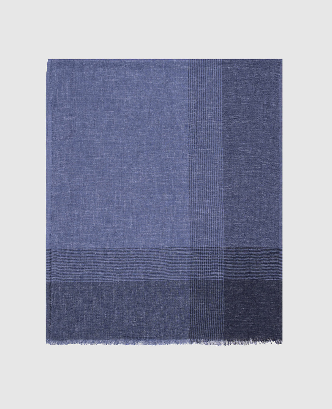 

Blue silk and linen scarf Brunello Cucinelli