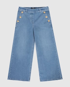 Balmain Children's blue jeans BY6C10Z36641214