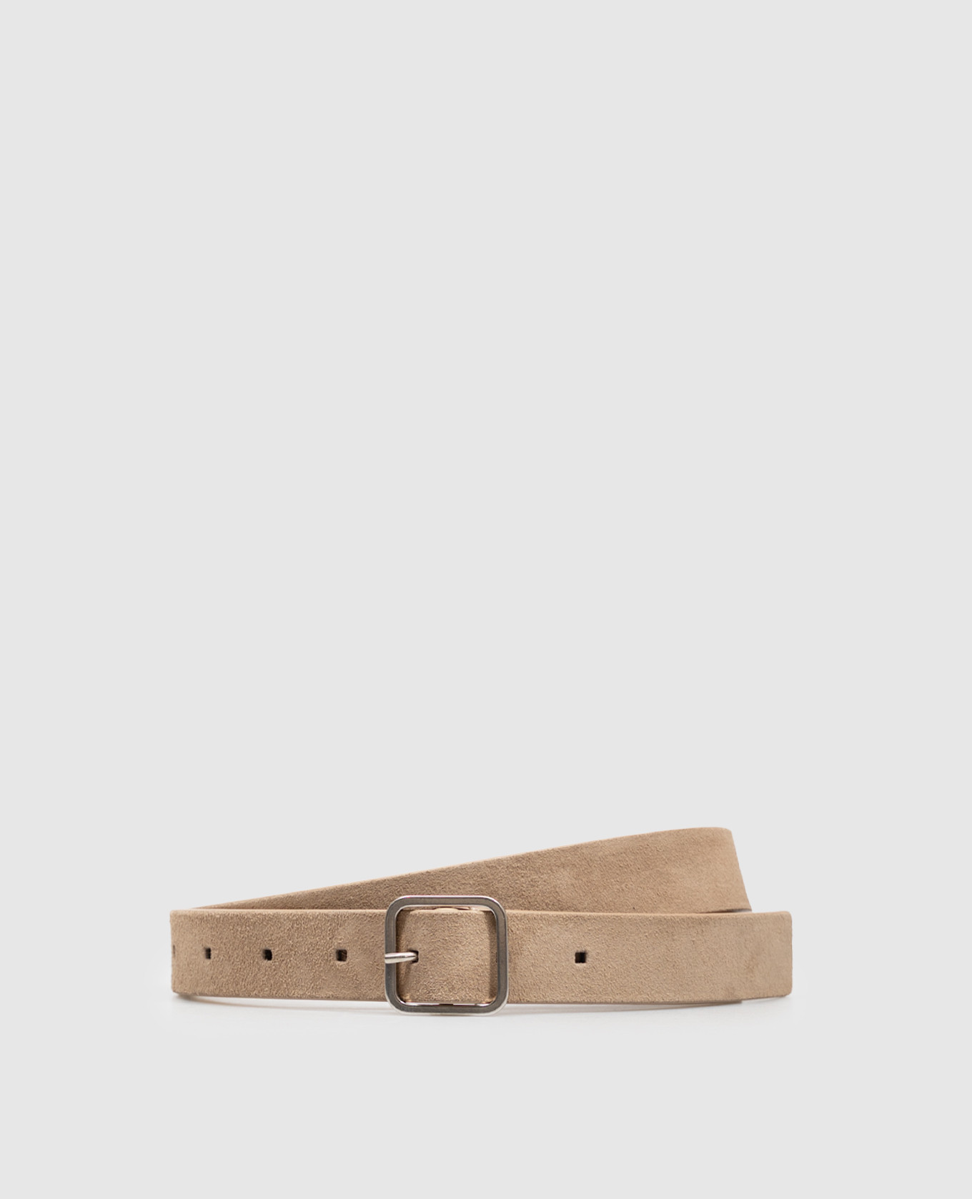 Beige suede Quadra belt