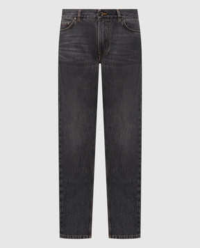 ISAIA Gray jeans with a worn effect PND005DJ127