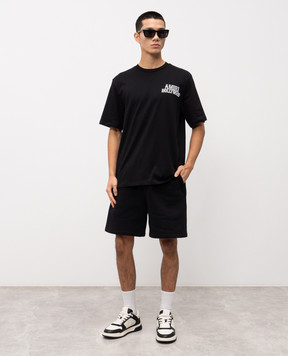 AMIRI Black T-shirt with logo AMTOJR1035