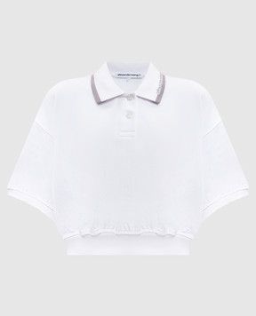 Alexander Wang White polo shirt with logo 4CC1261207