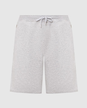 Brunello Cucinelli Grey melange shorts MM8313242G