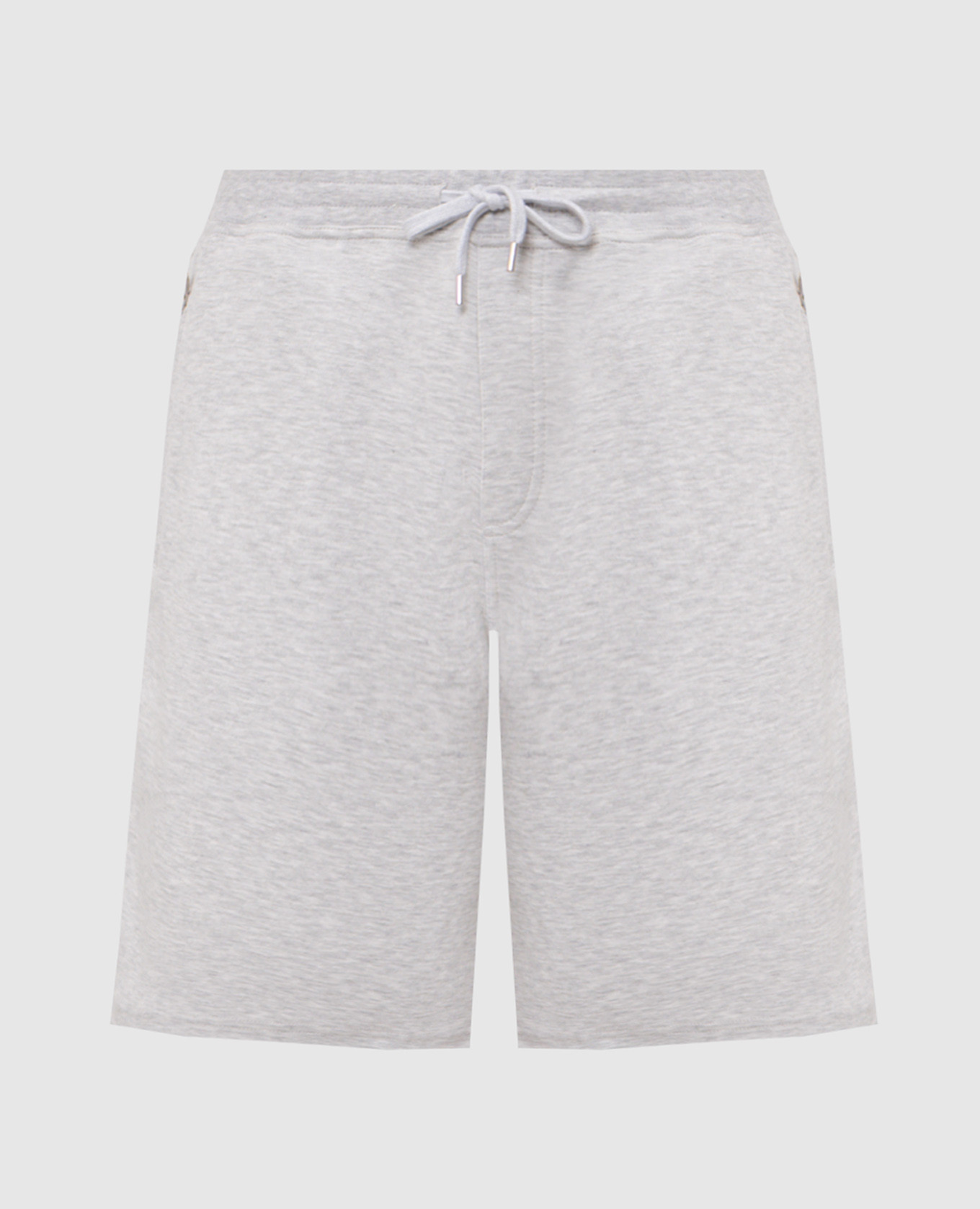 Grey melange shorts