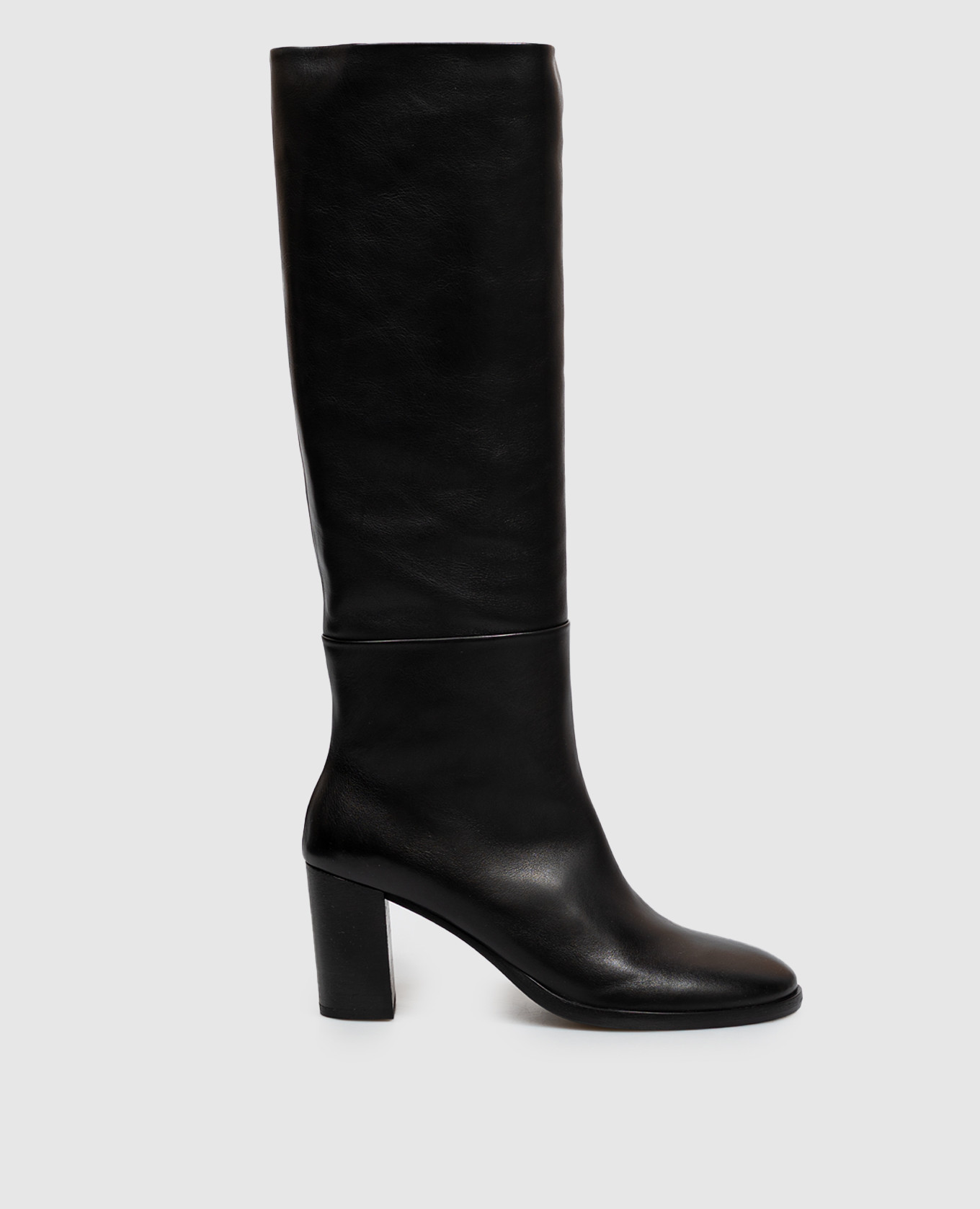 Black leather Norma boots Marsell
