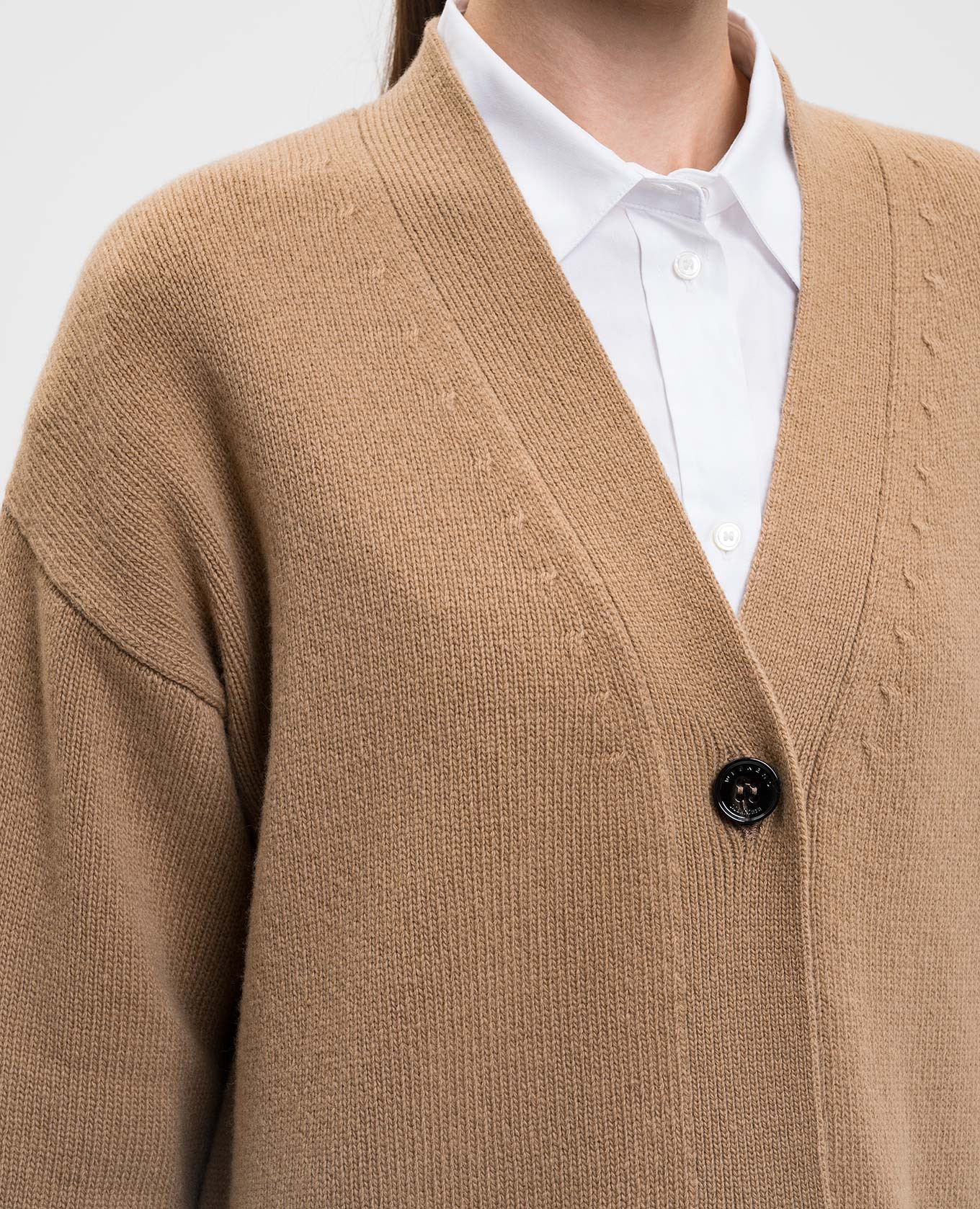 

GODEZIA brown wool cardigan Max Mara Weekend