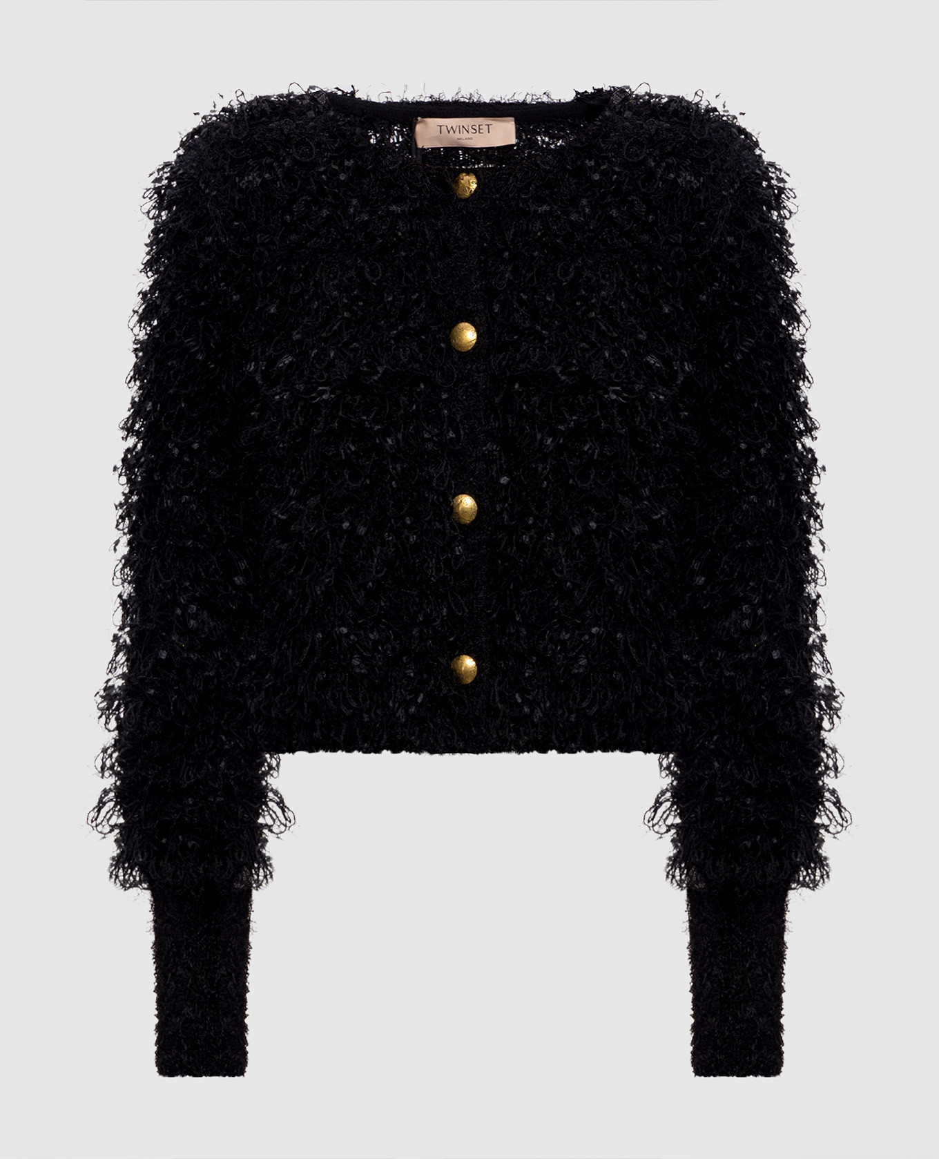Black cardigan