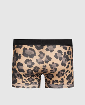 Tom Ford Brown printed boxer briefs T4LC31110