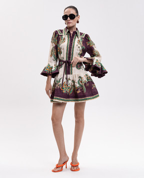 Alemais Ruthie linen shirt dress 7653D