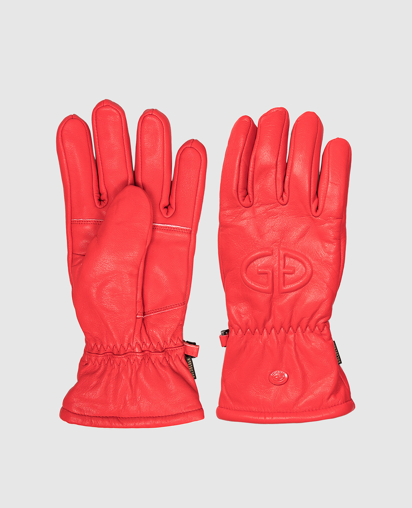 

Red leather ski gloves FREEZE Goldbergh