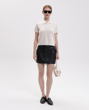 Simkhai Ivy ivory wool and cashmere polo 5262193K