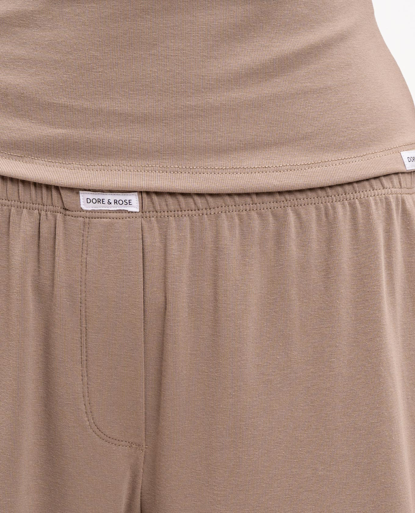 

Khaki Cami Pajamas Dore & Rose