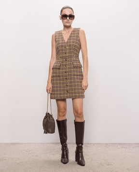 Twinset Mini dress with patterned wool 262LI2BEE