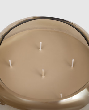 Onno Cape Champagne M candle with Sage scent in a glass candle holder ON513SA
