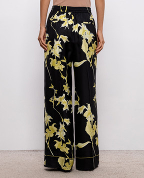 Max Mara Sportmax PIOGGIA black silk pajama pants SPXPIOGGIA