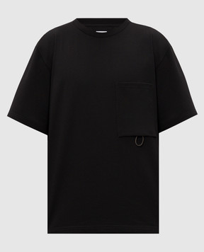 Bottega Veneta Black straight-cut T-shirt 875394V6P30