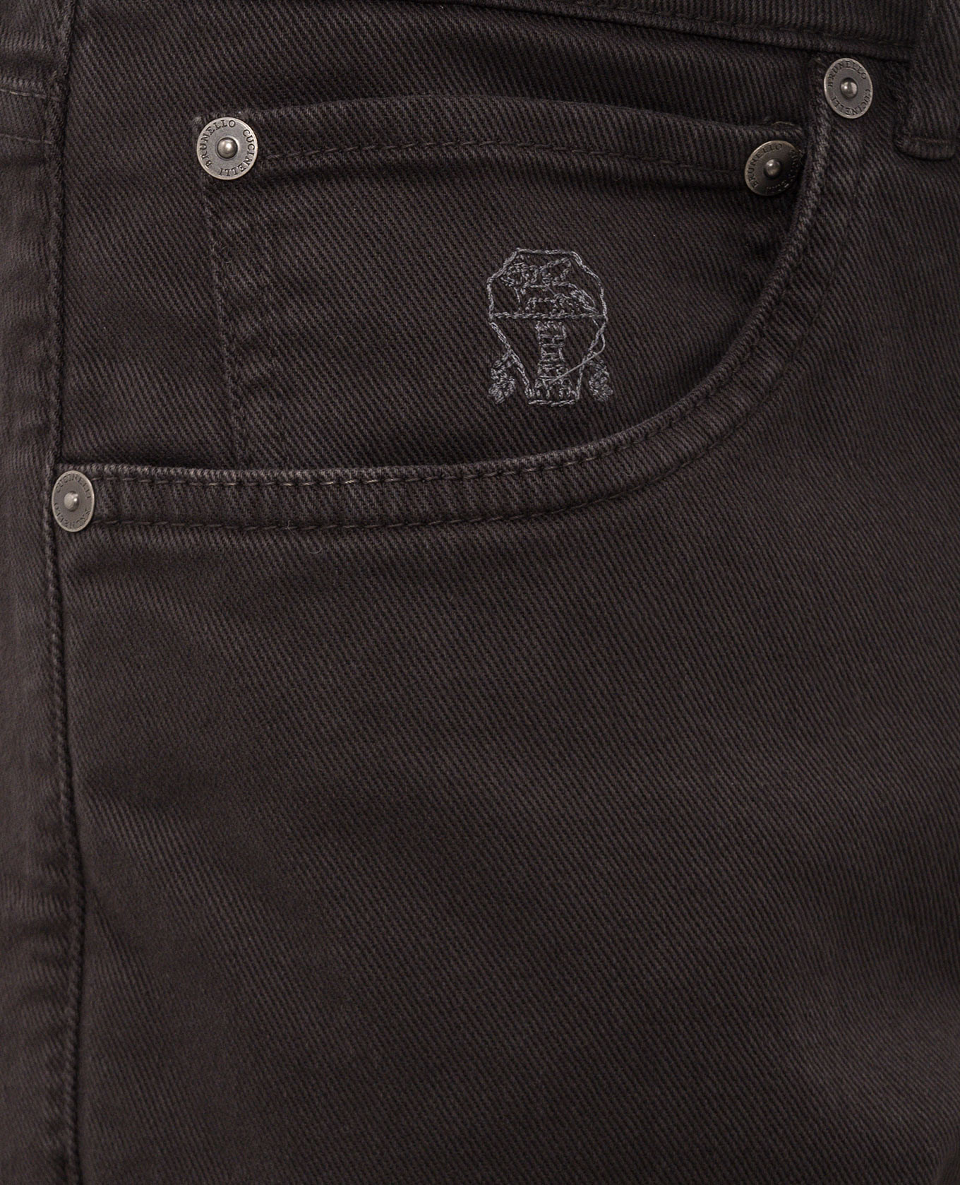 Dark brown jeans Brunello Cucinelli 5