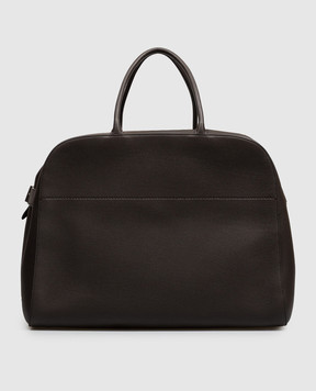 The Row Marco brown leather travel bag W2156L675