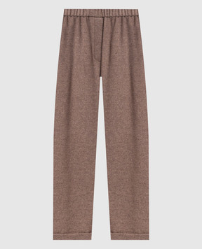 Peserico Brown pants with lurex P0403604314