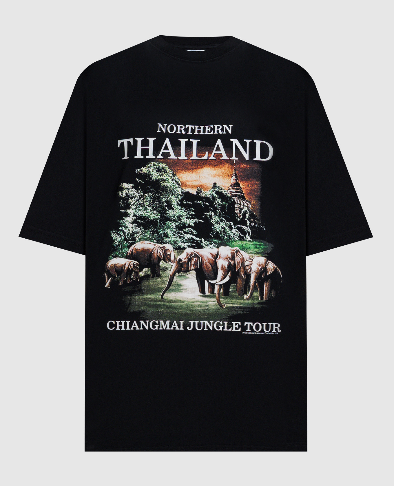 Black Northern Thailand T-shirt Vetements