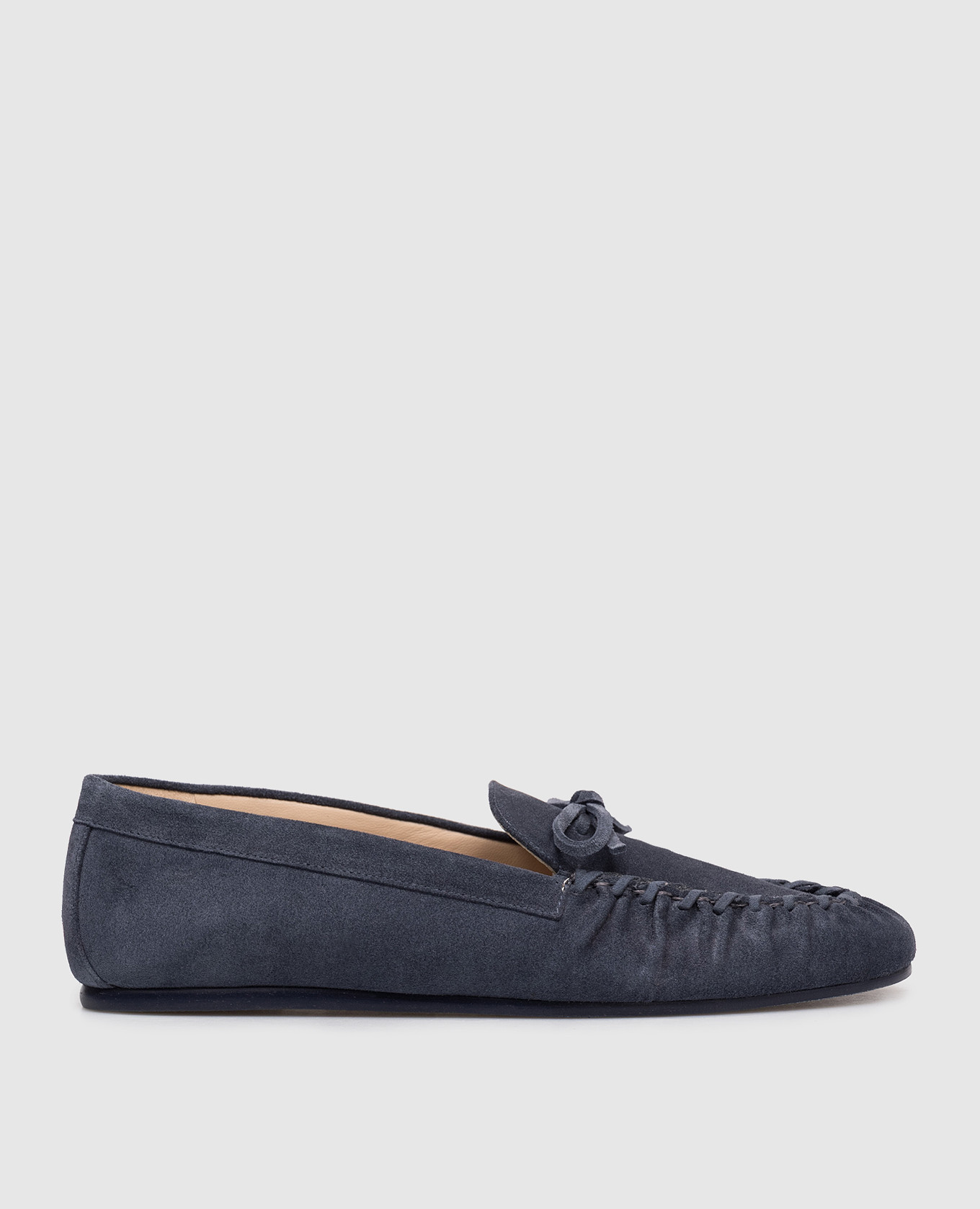 

Britt blue suede loafers Stuart Weitzman