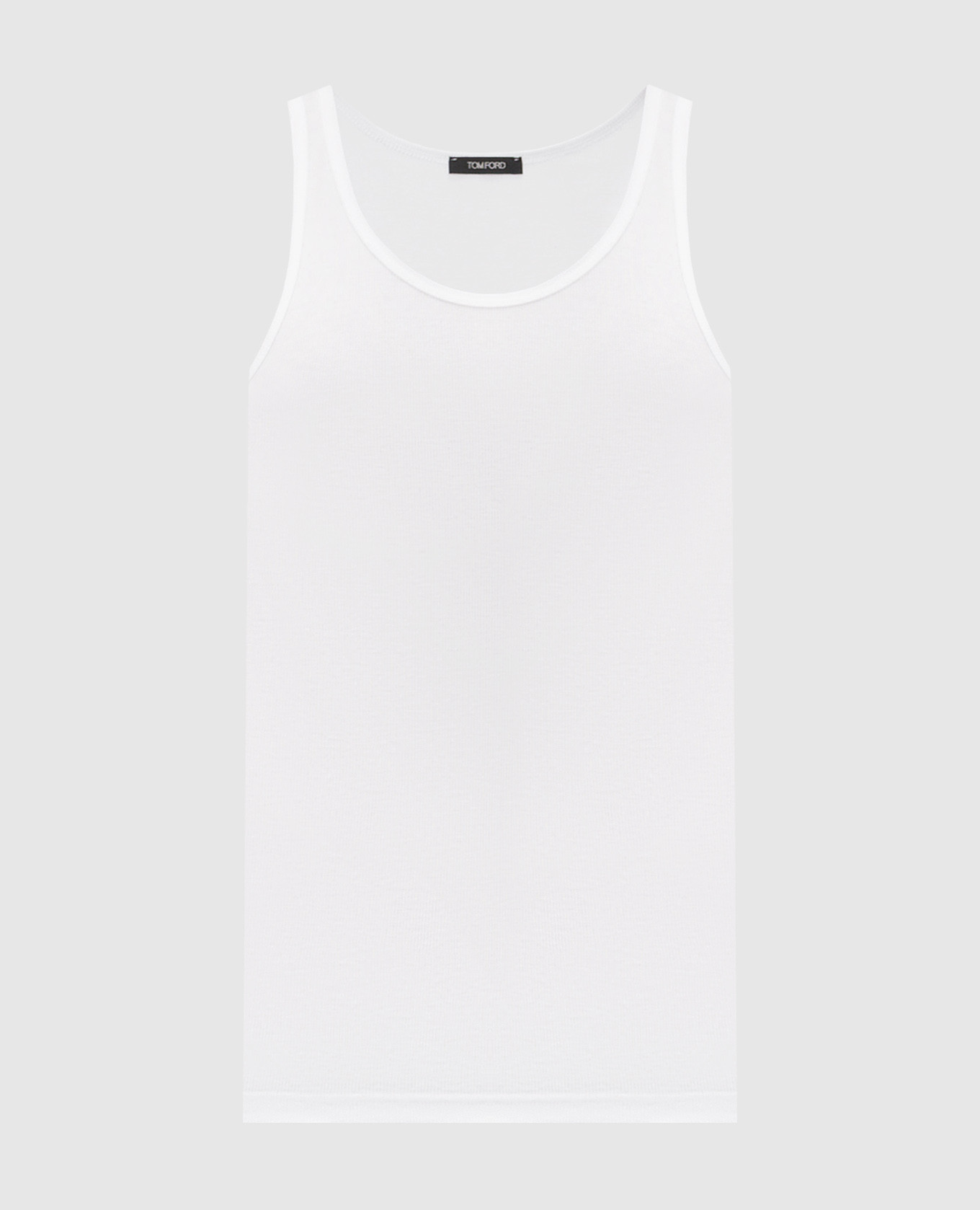 White ribbed T-shirt